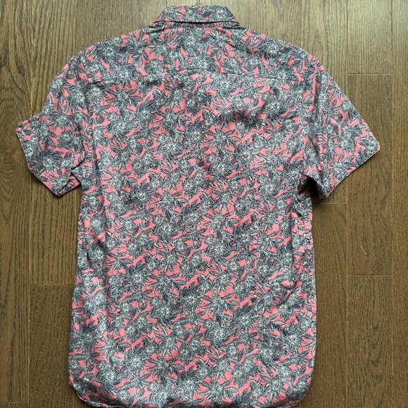 Ted Baker Men's Short Sleeve Dress Shirt - Medium - Picture 6 of 6